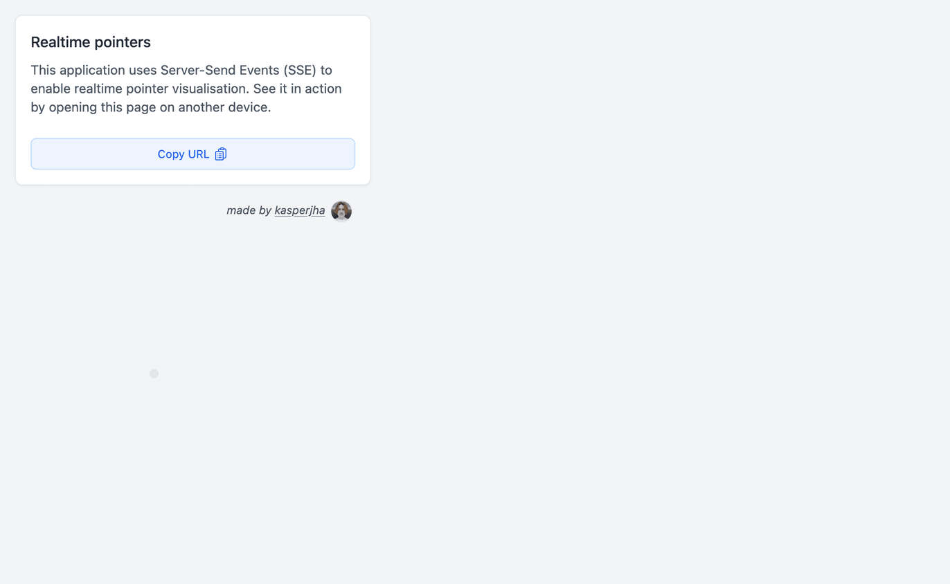 Screenshot of realtime-pointers on desktop